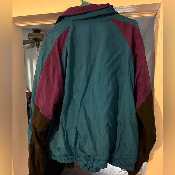Vintage 2 piece lined windbreaker Sports Accent men’s LARGE - Picture 4 of 4